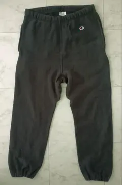 チャンピオン リバースウィーブ 青タグ スエットパンツ　黒 ブラック M