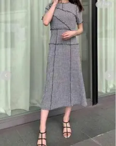 snidel ワンピース ギンガムチェック　M