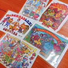 マクドナルド★ポストカード★５枚セット★アメリカン雑貨★アメキャラ★11