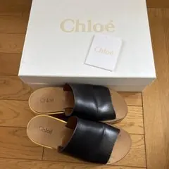 クロエ】カミーユ コルク ソール サンダル レザー 厚底 - メルカリ