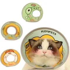 エリザベスカラー 犬用 猫用 傷舐め防止 引っかき防止 柔らかい  軽量 傷口