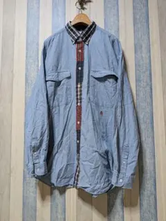 90s トミーヒルフィガー BDダンガリーシャツ XL used
