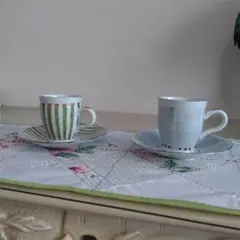 コーヒーカップとソーサーのセット２客