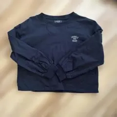 GLOBAL WORK ブラック長袖カットソー 150
