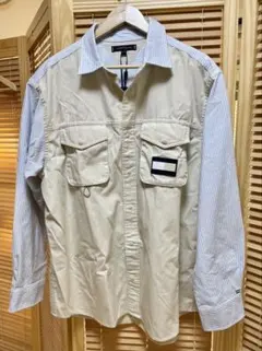 新品タグ付き TOMMY HILFIGER 長袖シャツ メンズ Lサイズ