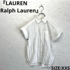 【LAUREN Ralph Lauren】半袖コットンシャツ　チェック　XXSのサムネイル