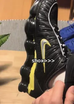 NIKE SHOX TL Black Dynamic Yellow 28