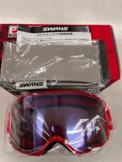 新品 SWANS RACAN スノーゴーグル 調光レンズ レッド スキー スノボのサムネイル