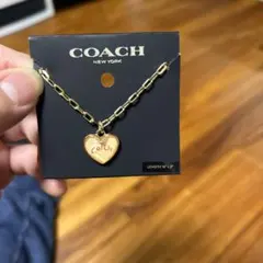 COACH ハート型ネックレス