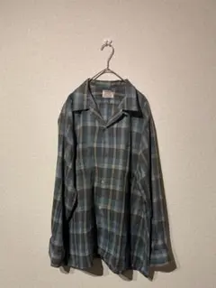 60s McGregor Scotset チェック柄長袖シャツ 17-34/35