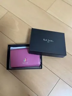 Paul Smith ピンク 名刺入れ 箱付き