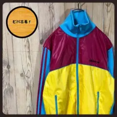 『レアカラー』90s 古着 アディダス トラックジャケット ジャージ 刺繍ロゴ