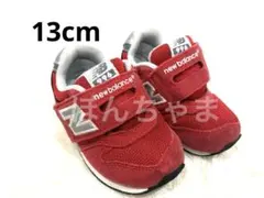 13cm｜New Balance キッズスニーカー IZ996 赤 ベルクロ