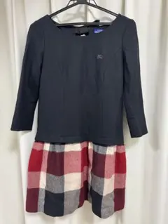BURBERRY 長袖ミニワンピース 36