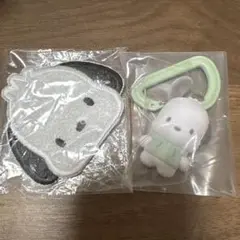 サンリオキャラクターズ ポチャッコ ラグマット風キーホルダー マスコットチャーム