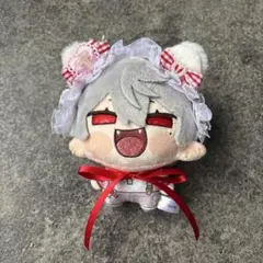 【猫耳 ヘッドドレス レッド】にじまるっと にじぬい ぬい服