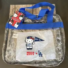 新品】大谷翔平×ハローキティ ドジャース クリアバッグ - メルカリ