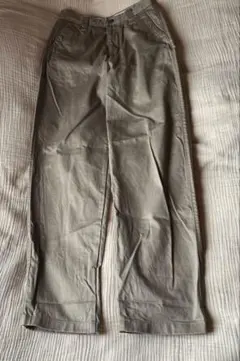 ユニクロユー　ワイドフィットチノパンツ（商品番号: 473320）　丈長め　70