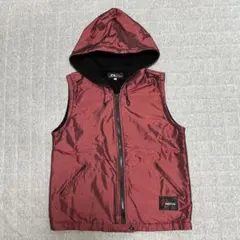 RICHMOND BROS. フード付きベスト Mサイズ バーガンディ