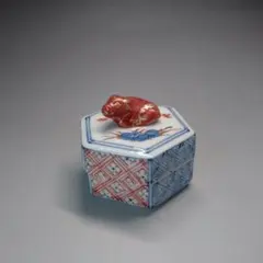 未使用 京焼 清水焼 昭阿弥 色絵干支香合 亥 香合 - メルカリ