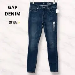 新品✨GAP DENIM デニムパンツ ジーパン ウォッシュ加工 小さいサイズのサムネイル