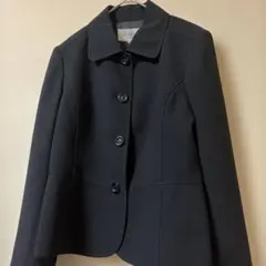 【美品】自由区 ブラック ジャケット 38 上品シルエット フォーマルのサムネイル