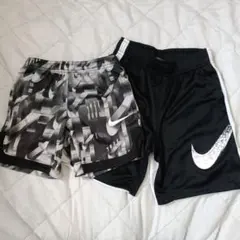 Nike ドライフィットハーフパンツ　2枚セット XS 4歳