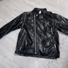 ブラック ジャケット 130 黒 薄手