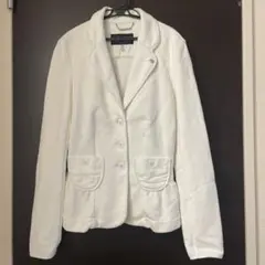 Armani Jeans ホワイト テーラードジャケット 38 XSのサムネイル