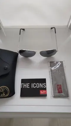 Ray-Ban Aviator サングラス シルバー
