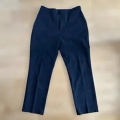 黒 L ユニクロ パンツ レディース ブラック UNIQLO ウエストゴム