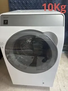 ドラム式電気洗濯乾燥機　シャープES-K10B-WL 2023年10Kg使用1回のサムネイル
