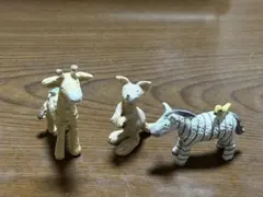 ノーティアニマルミニチュア 置物 3体セット