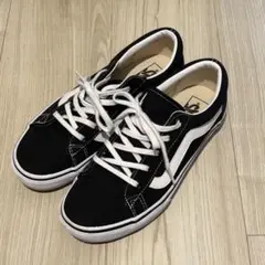 VANS バンズ スニーカー ブラック 黒 24.0cm