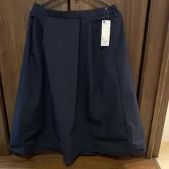GU カラーフレアスカート ネイビー XXLのサムネイル