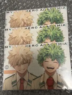 僕のヒーローアカデミア ヒロアカ 最強ジャンプ ポストカード 緑谷出久 爆豪勝己