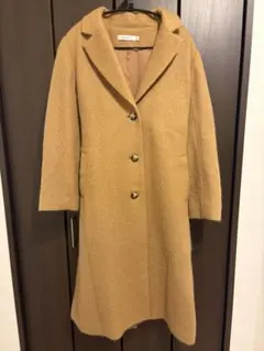 【美品】MOUSSY ベージュ ロングコート　Sサイズ