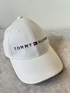 TOMMY HILFIGER ホワイトキャップ　ユニセックス帽子のサムネイル