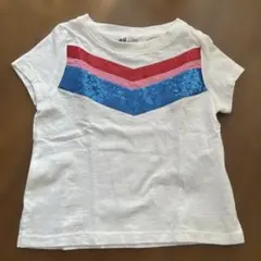 H&M スパンコールTシャツ 92cm