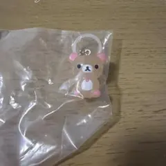 リラックマ　クリアマスコットチャーム　ガチャガチャ　めじるし