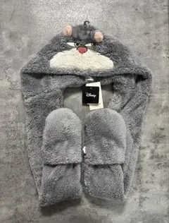 新品未使用　ルシファー　マフラー　ディズニー　ファンキャップ　アベイル