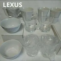 レクサス オリジナル 食器グラス セット10点 白磁美濃焼のサムネイル