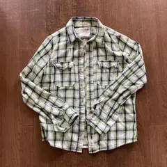 Abercrombie & Fitch チェック柄長袖シャツ M