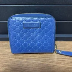 新品・未使用】GUCCI グッチ シマ ラウンドファスナー コインケース 