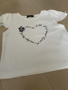 90size BeBe 半袖Tシャツ ホワイトのサムネイル
