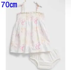 『新品』babyGAP×Disney キャミソールワンピース 70㎝