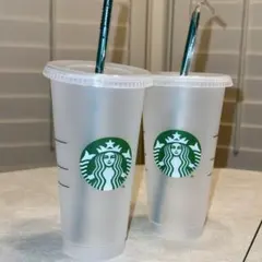 Starbucks アメリカ限定 リユーザブルカップ 2個セット
