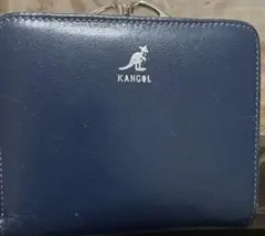 KANGOL 二つ折り財布 ネイビーのサムネイル