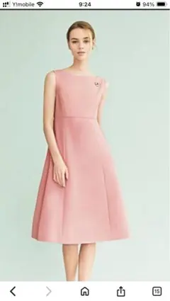 FOXEY フォクシー　ノースリーブ Aラインドレス サイズ40 41693