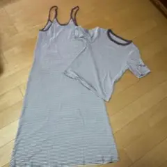 キャミソールワンピース（Tシャツ付）伸縮性有